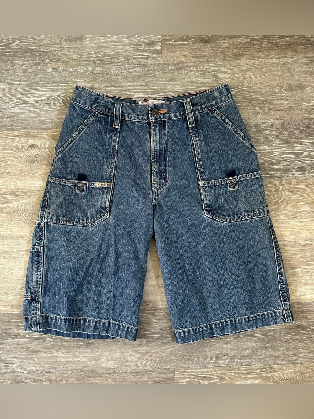 Vintage Levi Strauss signature denim dadcore shorts jorts sz 18 reg